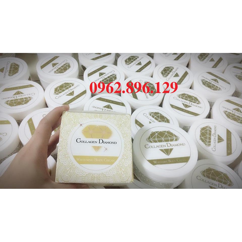 kem body collagen diamond dưỡng da siu mềm mịn hộp 300g