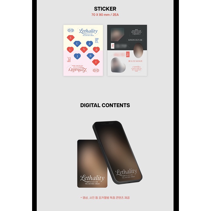 KWON EUNBI - Mini 3rd Album Lethality