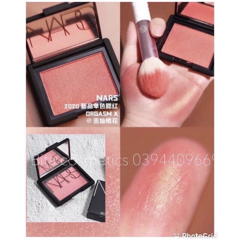 Má hồng Nars mini màu ORGASM 3,5g