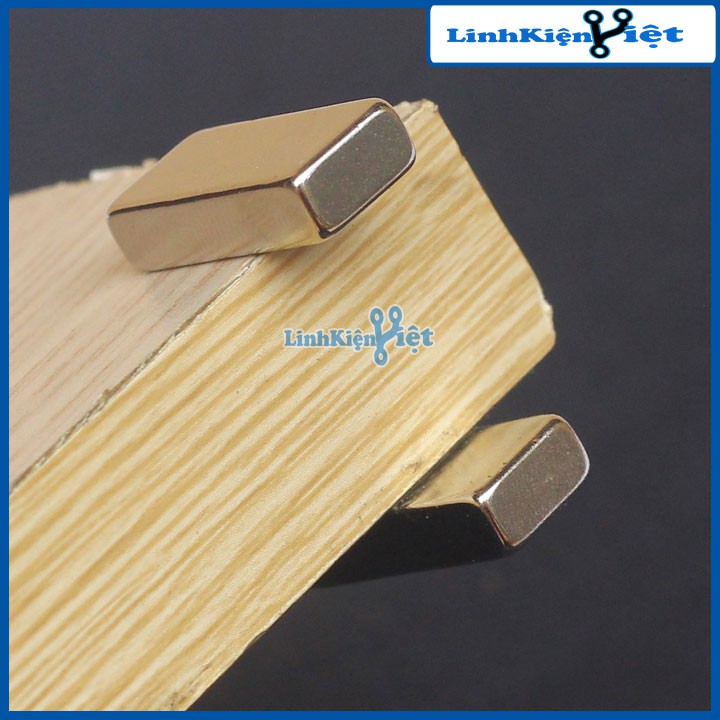 Bộ 2 Viên Nam Châm Đất Hiếm 2 cực từ tính cực mạnh 20x10x5mm