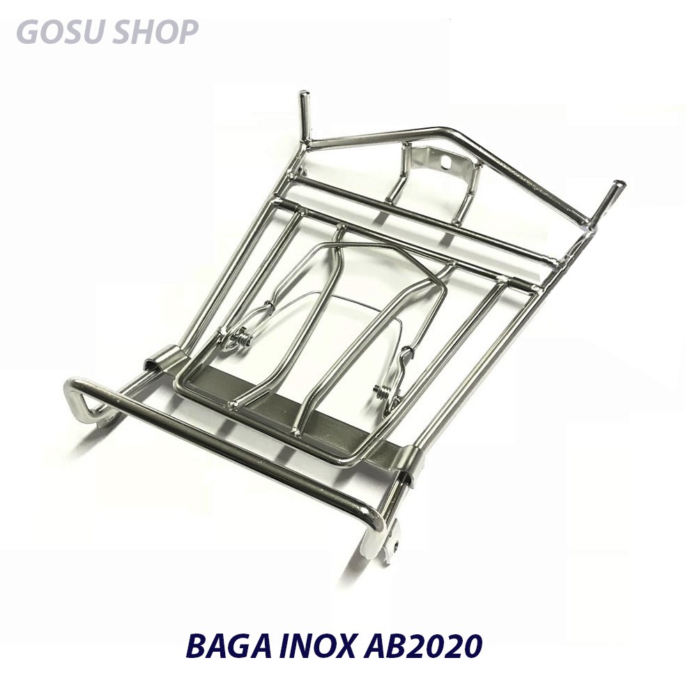 Baga AB2020 - 2021 ( lượn Airblade) Inox titan đen nhám bền đẹp 10 ly