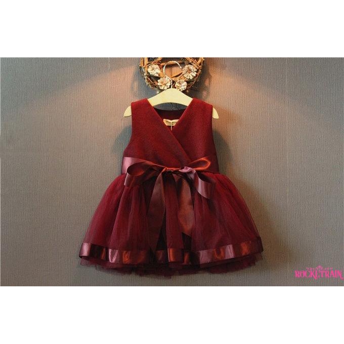 Đầm xòe công chúa xinh xắn cho bé gái