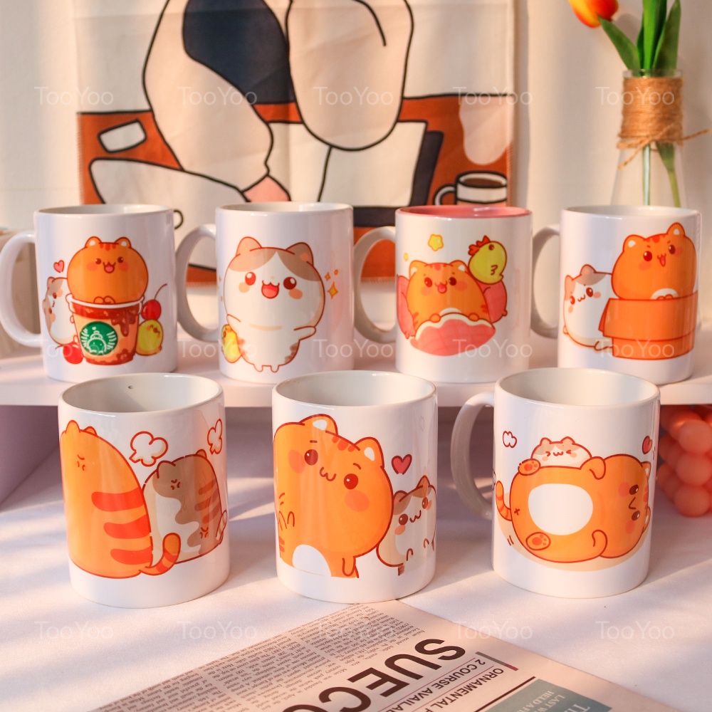 Ly sứ hình MÈO dễ thương cute TooYoo TY0170