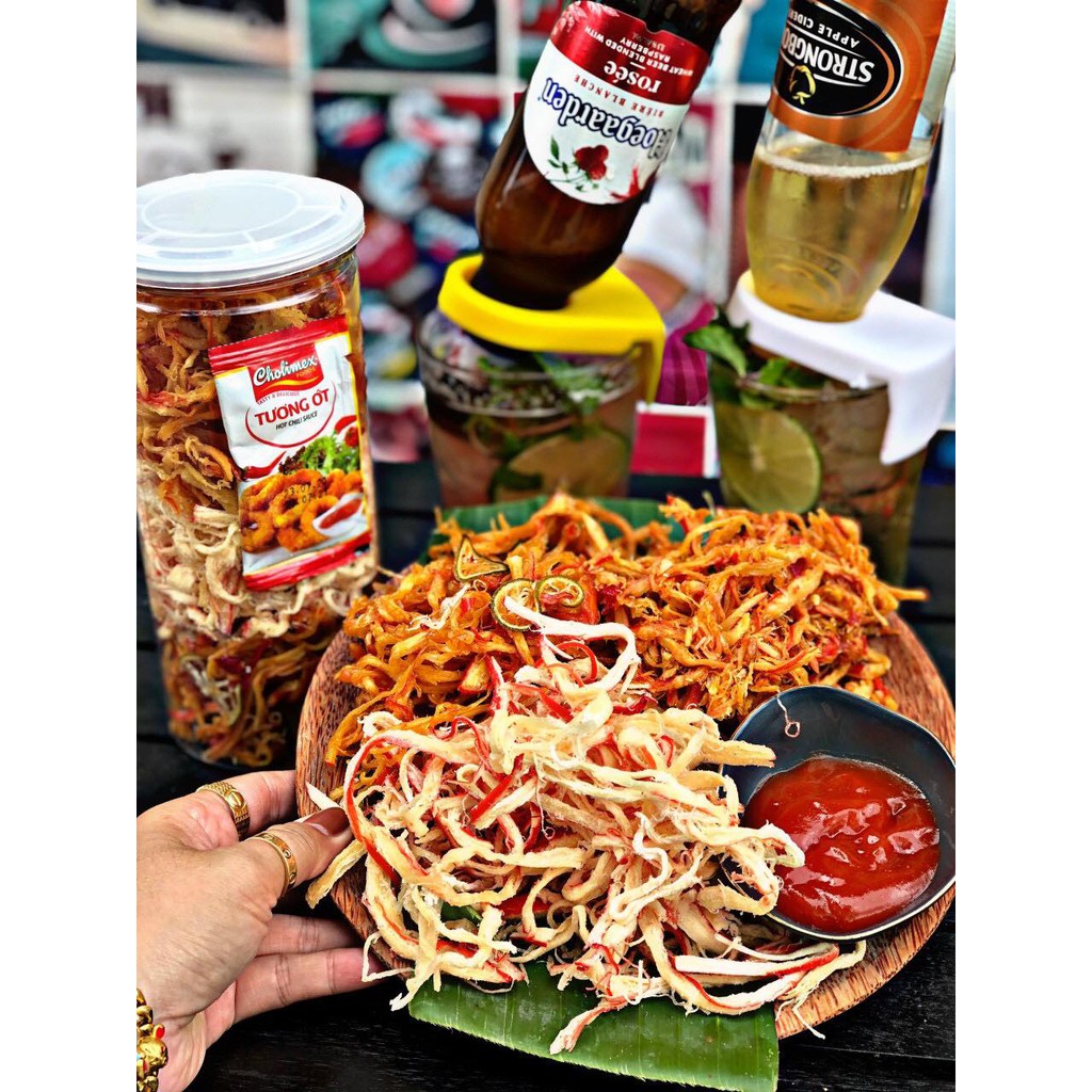 [ Deal Sốc Tặng 1 Cơm Cháy ] Mực Mix 3 Loại Hũ 300gr Siêu Ngon Ăn Là Mê Ngay - Ăn Vặt 86 | BigBuy360 - bigbuy360.vn