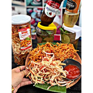 Bò Gà Mực Mix 3 vị ZiZum , Món ngon đồ ăn vặt Hà Nội, hũ pet siêu đẹp, đặc sản không béo, mới nhất và lạ mệng