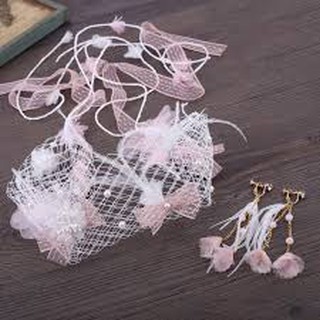 Hoa Cài Tóc Kèm Hoa Tai 150 Số 2