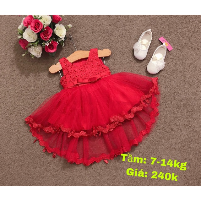 Đầm xoe công chúa nhí bé gái Cưng gi đâu. Giá và sơ kg e ghi trên hình