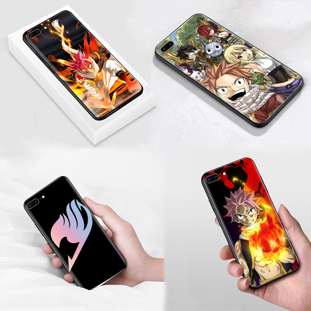 Ốp Lưng Silicone Mềm In Hình Anime Fairy Tail S-6 Cho Iphone X 5 Se 5s 6 6s 7 8 Plus