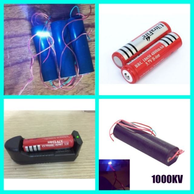 COMBO KÍCH ĐIỆN 1000KV + PIN+ MẠCH SẠC PIN