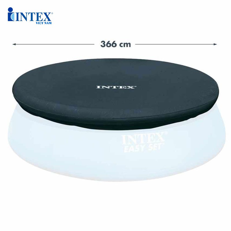 [LIFEMALL25015 - 12% đơn 250K] Tấm phủ bể bơi 3m66 Intex 28022