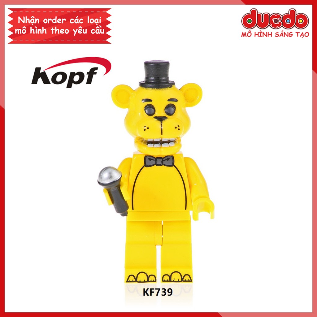 Minifigures các nhân vật trong game Five Nights at Freddy's - Đồ Chơi Lắp Ghép Xếp Hình Mini Mô hình Kopf KF 6071