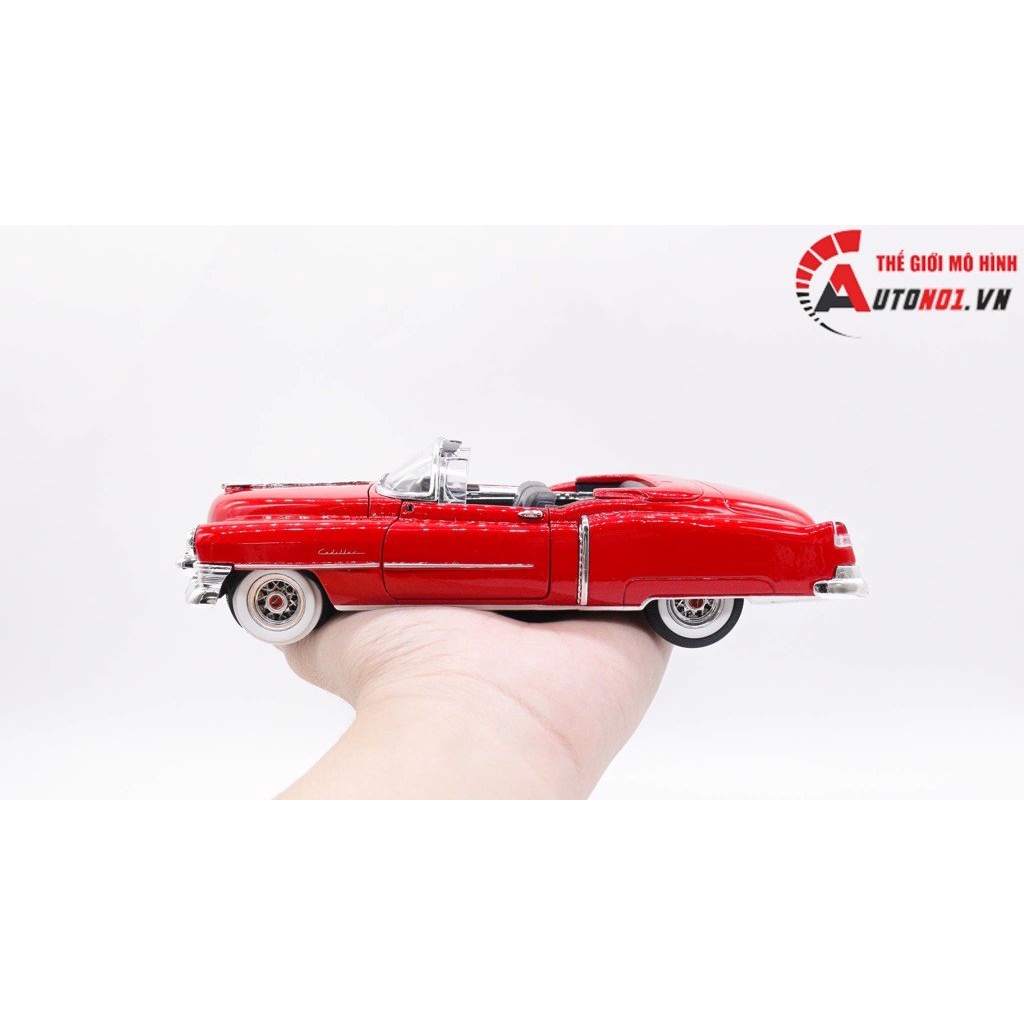 MÔ HÌNH XE CADILLAC ELDORADO MUI TRẦN RED 1:24 WELLY 7800