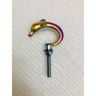Móc treo đồ xe máy hình cá heo ( giá 1 đôi )
