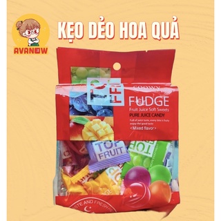 KẸO DẺO HOA QUẢ TOP FRUIT gói 320g, mix, đồ ăn vặt
