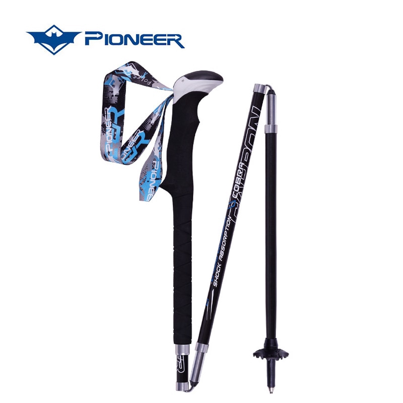 Gậy leo núi carbon dạng gấp Z-pole Pioneer Cobra Series (PL-06)