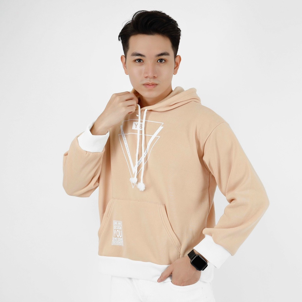 Áo hoodie nam form rộng vải nỉ dày dặn, siêu co giãn chuẩn form thời trang cao cấp thời trang Hpfashion - KVAHD06