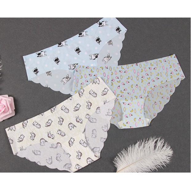 COMBO 5 Quần Lót Nữ Su Điều Hòa Kute-Thun Lạnh Không Đường May Siêu Mát Lạnh LOTNU08