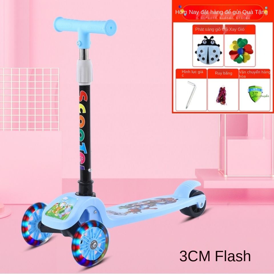 Xe cân bằng bàn đạp đồ chơi cho trẻ em, bé trai và gái mới bắt đầu, trên 2 tuổi, scooter