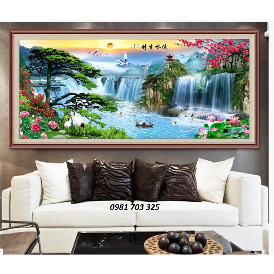 Tranh gạch sơn thỷ hữu tình