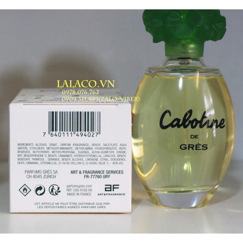 Nước hoa Gres Cabotine De Gres EDT 100ml - chinh hang . ` ' _ `