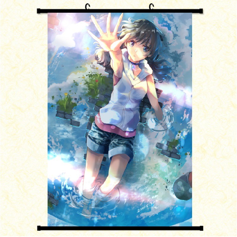 Poster vải anime Weathering with You 02 30x45 - Đứa con của thời tiết - tranh vải