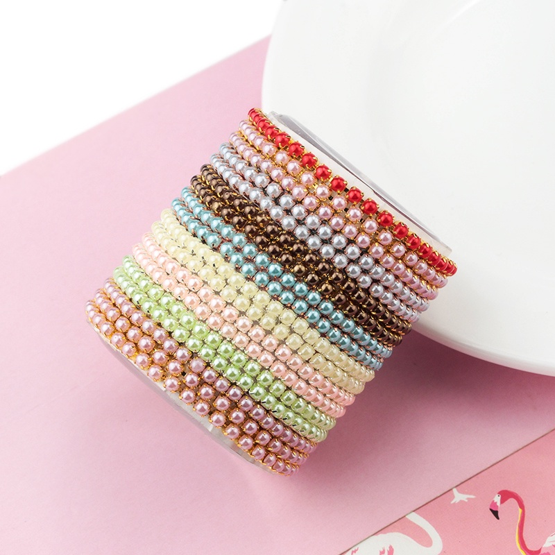 Đế Bạc ABS Ngọc Trai Dùng Làm Đồ Trang Sức DIY SS6 SS8