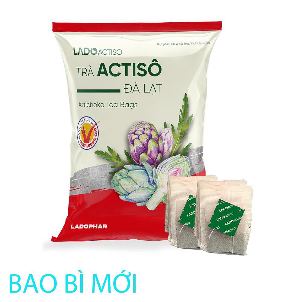 Trà Atiso Đà Lạt Ladophar bịch 100 túi (Đỏ trắng) giá rẻ