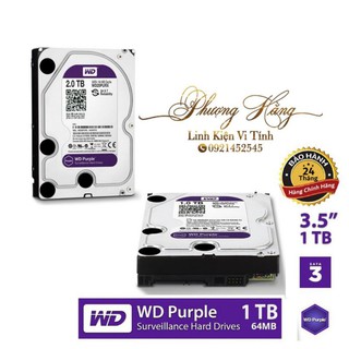 Ổ cứng camera WD Purple 2TB WD20PURX - Hàng chính hãng - BH 2 năm - 1 đổi 1