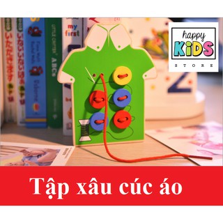Đồ chơi xâu dây, khâu cúc áo