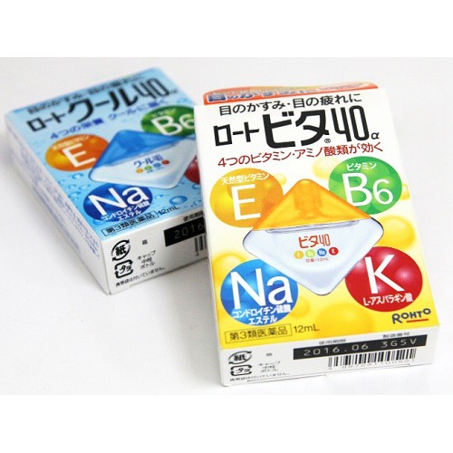 Nước Nhỏ mắt Rohto Nhật Bản Vita 40 bổ sung vitamin (2 màu)