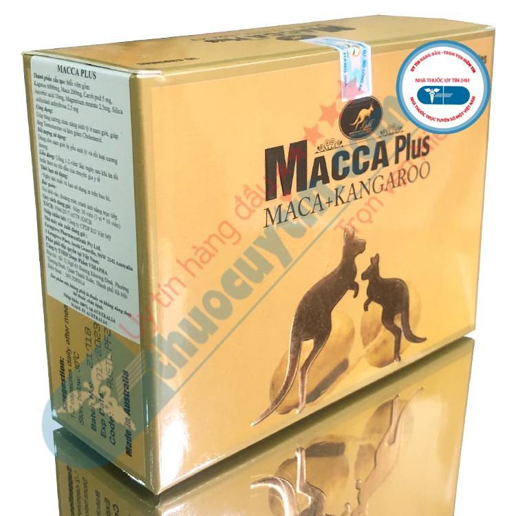 {Chính hãng} Macca Plus tăng cường sức khỏe sinh sản nam giới