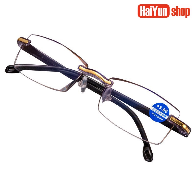 Kính lão viễn thị gọng dẻo, kính đọc sách báo cho người già, độ viễn 1-4 độ mã T802