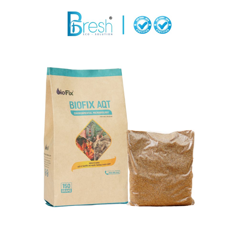 BFRESH Vi sinh xử lý nước ao nuôi Biofix AQT gói 150 grams