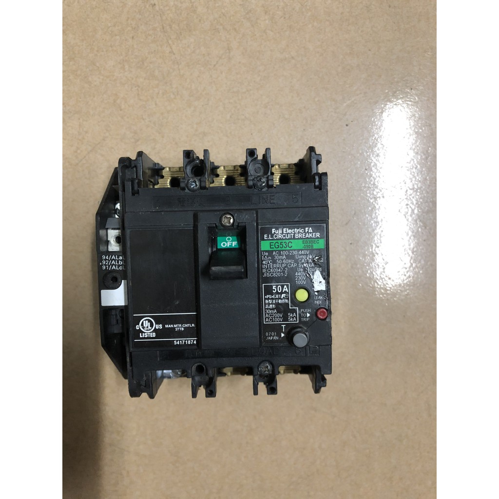 Aptomat chống giật 3 pha 380V 30ma-100mA