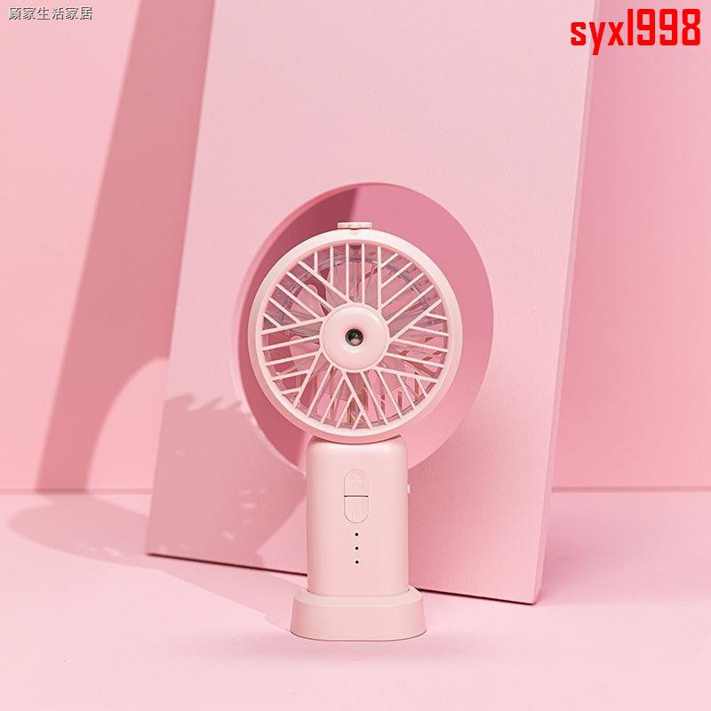 Quạt Phun Sương Mini Cầm Tay Sạc Usb Tiện Dụng