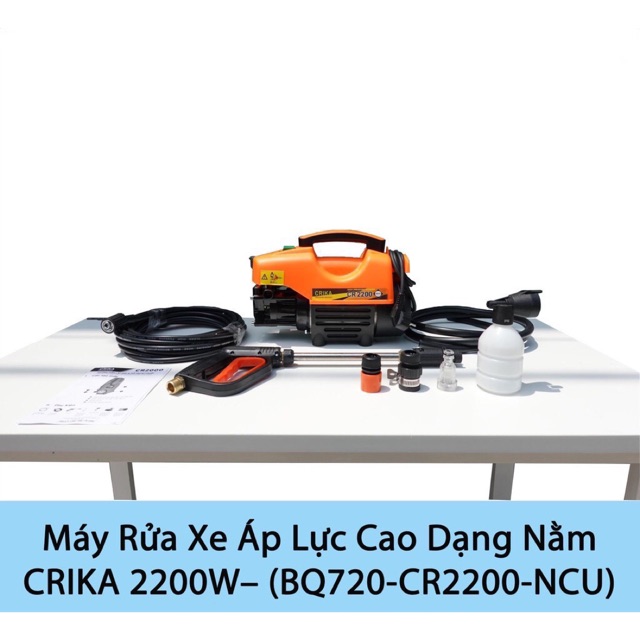 Máy rửa xe đa năng áp lực cao 2200w ( Miễn phí vận chuyển - bảo hành chính hãng 2 năm)