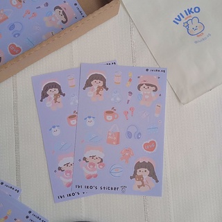 Ivi iko | sticker cute mio - cô gái mèo - sticker by ivi iko