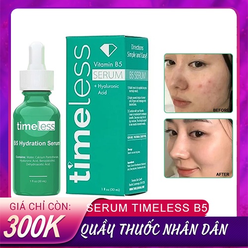 Tinh chất Timeless Vitamin B5 + Hyaluronic Acid  Serum Timeless B5