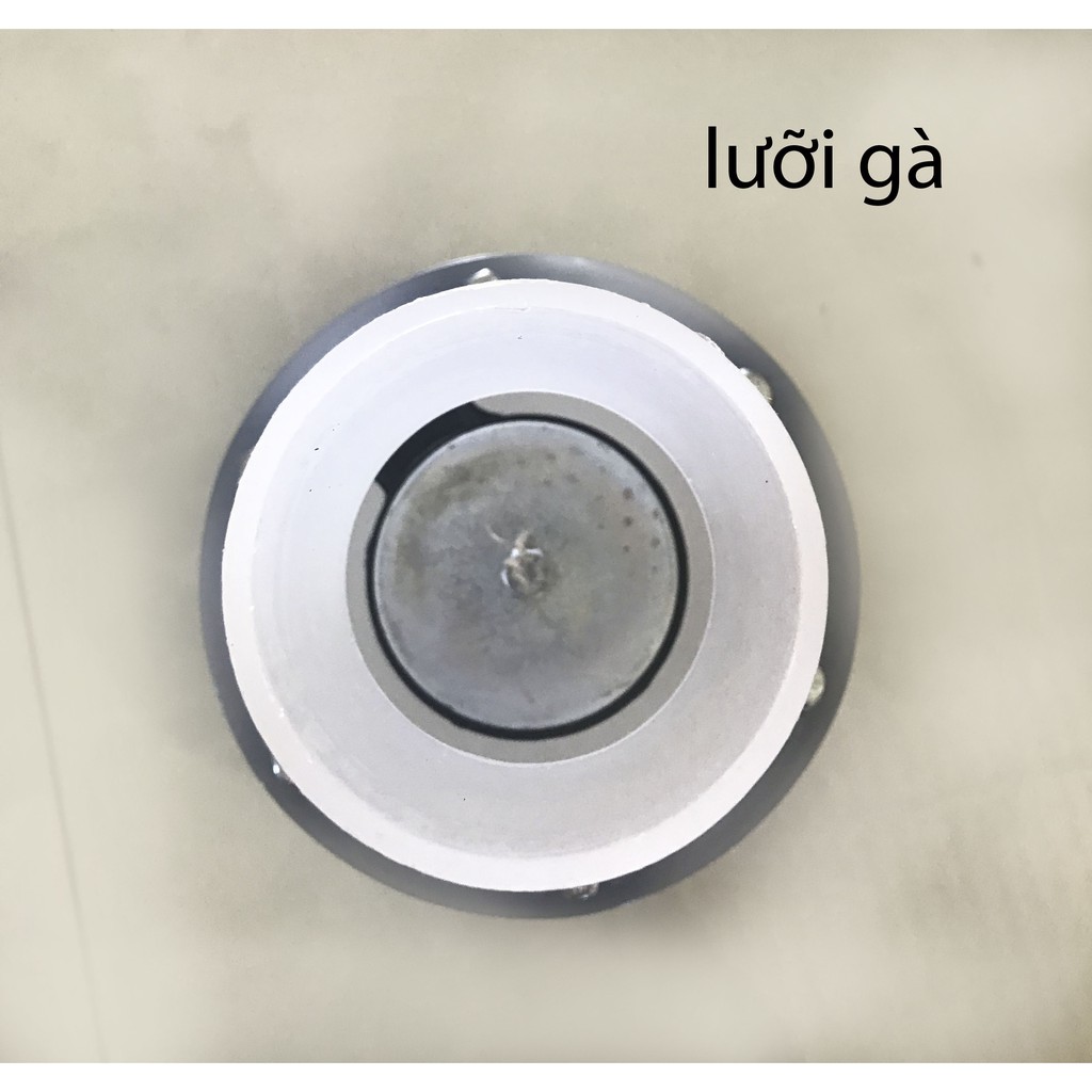 Lúp pê 2 đầu  nhựa trắng trong phi 50, phi 60