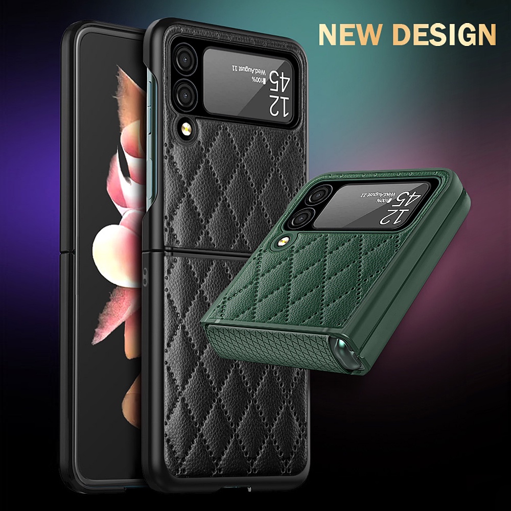 Bao Da Điện Thoại Chống Sốc Sang Trọng Cho samsung galaxy zflip5 z flip 3 z flip 4 5g zflip3 zflip4