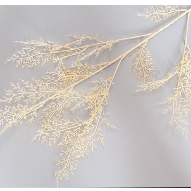 Cành điểm tuyết cao,cành điểm đuôi chồn trang trí cai 55cm