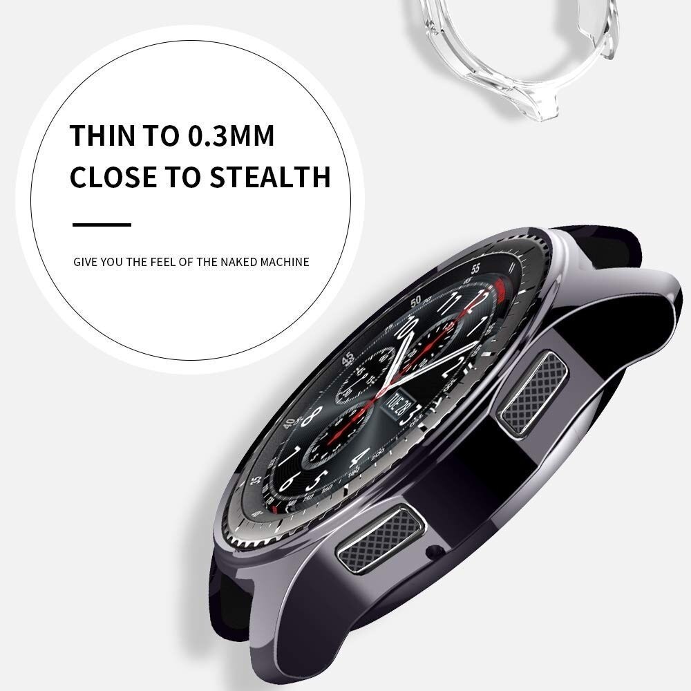 Ốp TPU mềm mạ điện bảo vệ mặt đồng hồ Samsung Galaxy Watch 46mm 42mm Gear S3