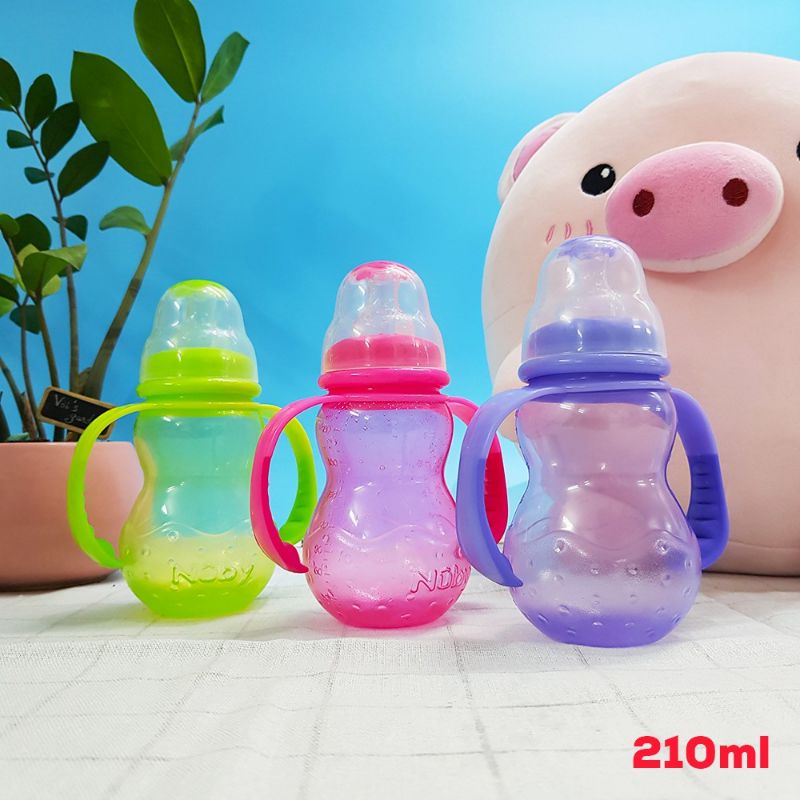 Bình sữa Nuby Mỹ có quai cầm cho bé 210ml