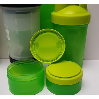 BÌNH LẮC 3 NGĂN THƯƠNG HIỆU HERBALIFE CÓ QUẢ LẮC LÒ XO INOX