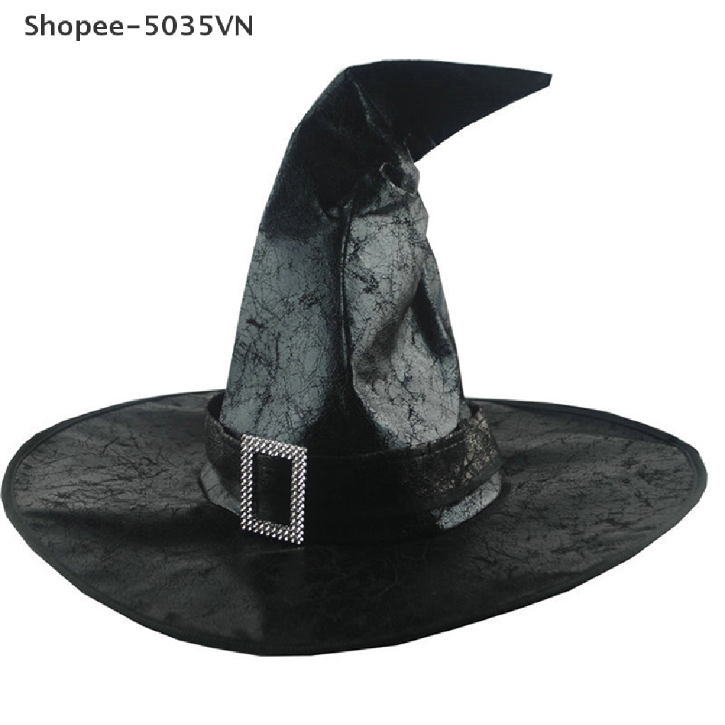 Mũ Phù Thủy Bằng Da Hóa Trang Halloween Độc Đáo akindofstar1.vn