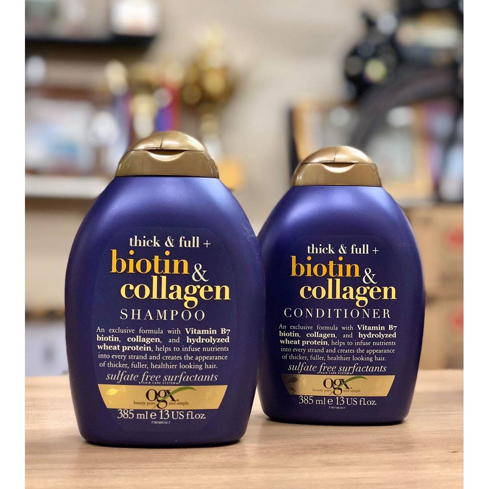 Cặp dầu gội xả biotin
