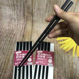 Set 10 đôi đũa nhật kháng khuẩn shikisai