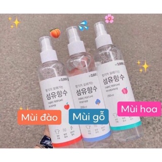 Xịt thơm quần áo Hàn quốc Fabric Perfume 250ml ( sẵn - có bill)