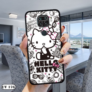 Ốp lưng  Xiaomi Redmi Note 9 - Lưng nhám viền dẻo in 2D