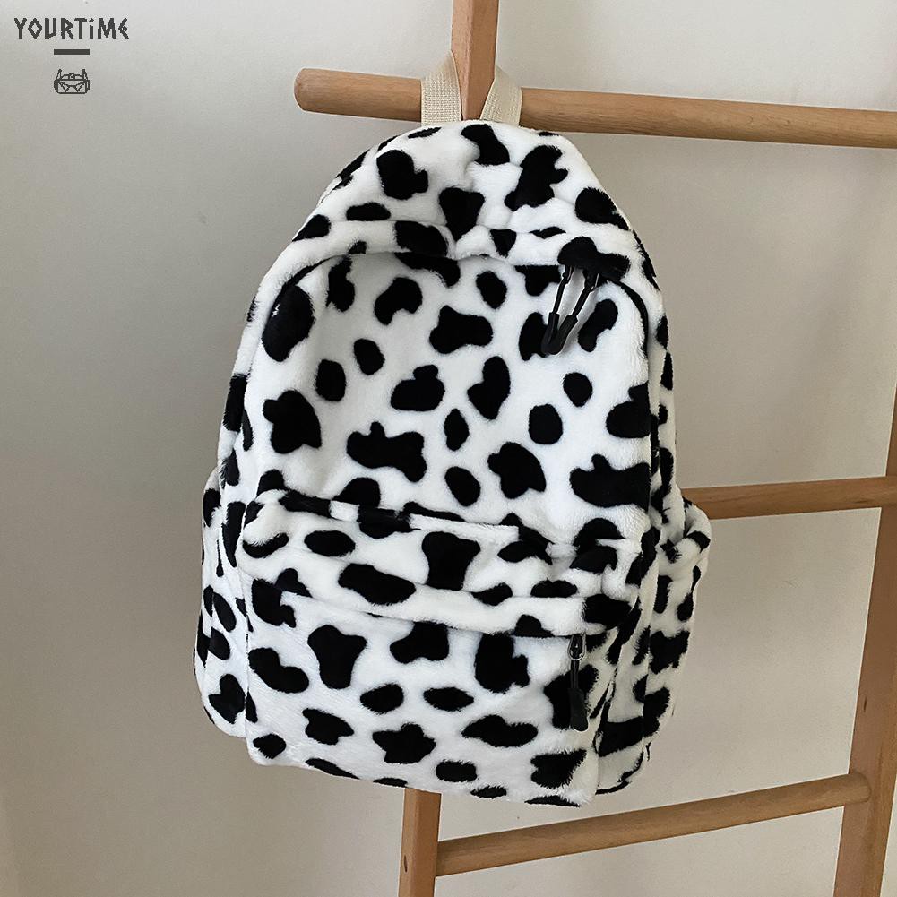 Ba Lô Học Sinh In Hình Bò Sữa Đáng Yêu